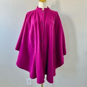 Coloratura purple poncho/cape